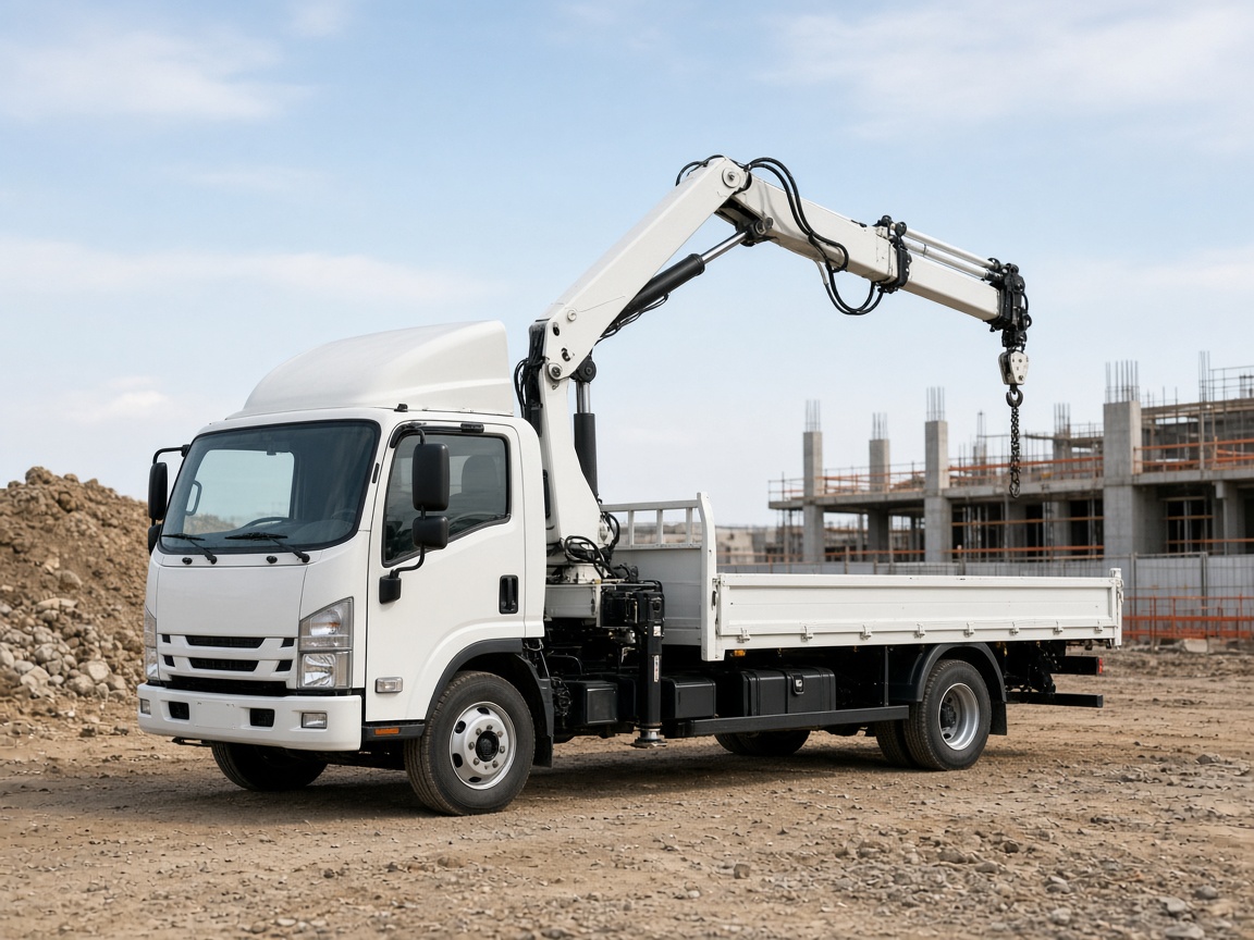 Camion Hiab équipé grue SOBECI