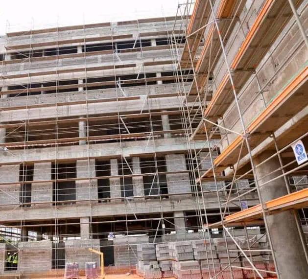 Construction bâtiment R+4 au Togo